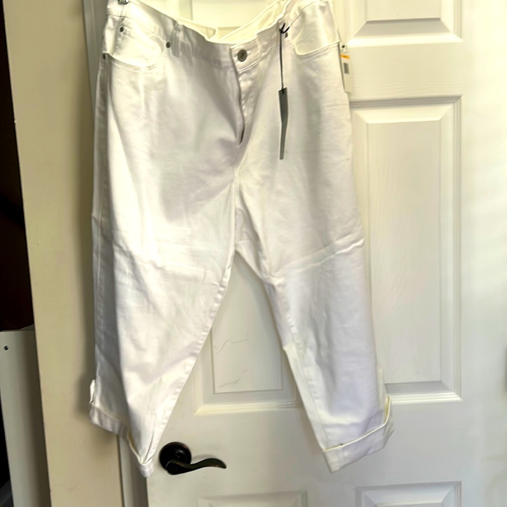 Nine West White Jeans sz 24 NWT